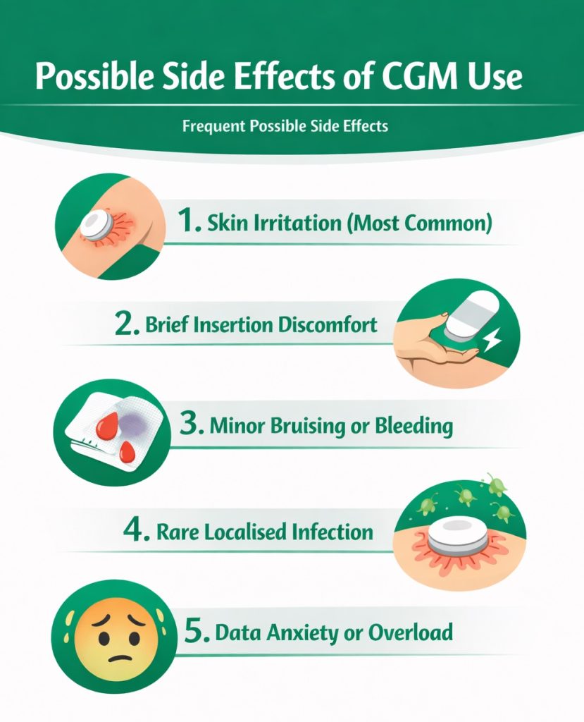 Possible Side effects of CGM Use